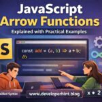 Javascript Arrow Functions Explained With Practical Examples
