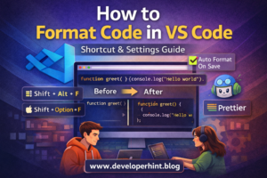 how to arrange code in vs code | code alignment in... Essential VS Code Code Formatting Tips - Developer Hint