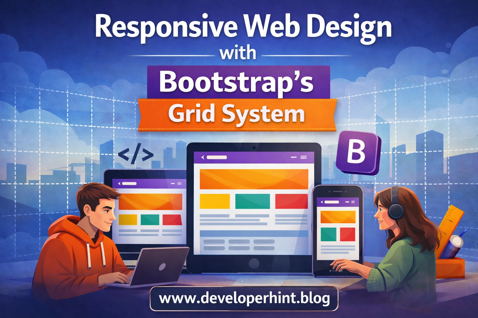 Responsive Web Design with Bootstrap’s Grid System - Developer Hint