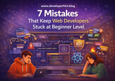 7 Mistakes That Keep Web Developers Stuck At Beginner Level