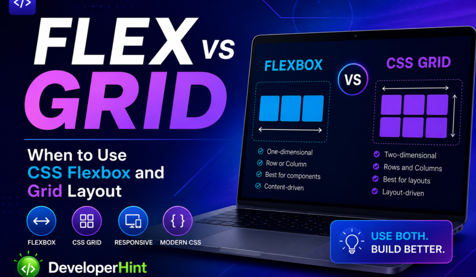 Flex vs Grid: When to Use CSS Flexbox and CSS Grid Layout Flexbox Vs Css Grid