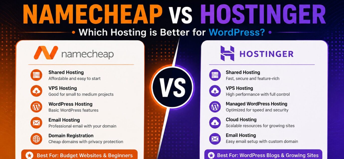 Namecheap And Hostinger Compare