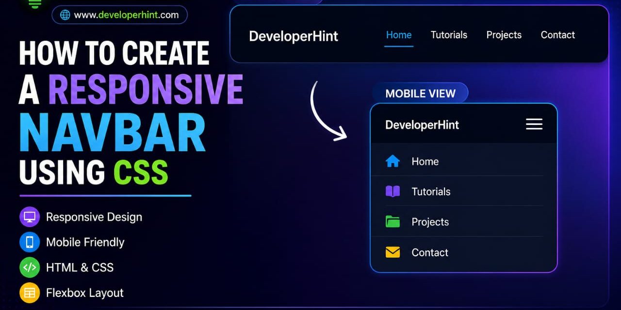 Responsive Css Navbar