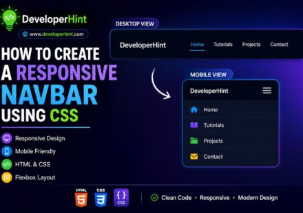 Responsive Css Navbar
