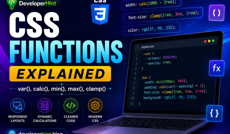 CSS Functions Explained: The Tools That Make Modern CSS Powerful Css Functions Explained