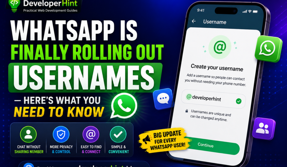 WhatsApp Username Feature: How to Reserve Yours Before the Full Launch (2026 Guide) Whatsapp Is Finally Rolling Out Usernames