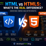 Html Vs Html5 Whats The Real Difference