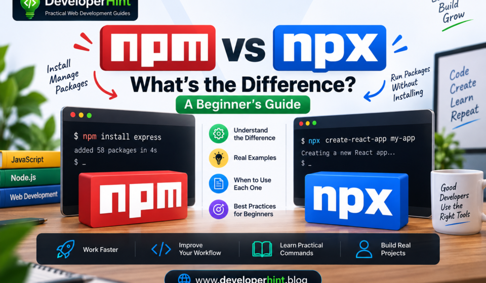 Npm Vs Npx Whats The Difference