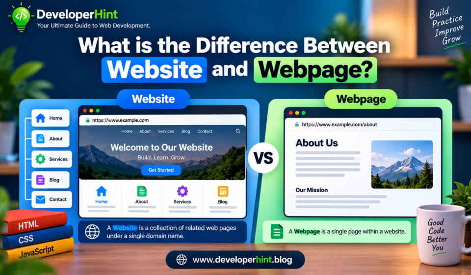 What Is The Difference Between Website And Webpage Beginners Guide